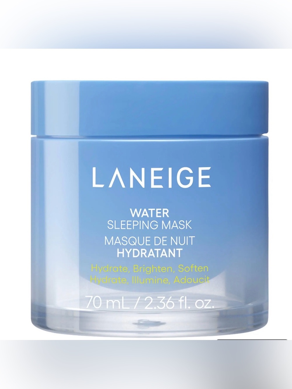 LANEIGE Blue Water Sleeping Mask - Overnight Hydration Jar